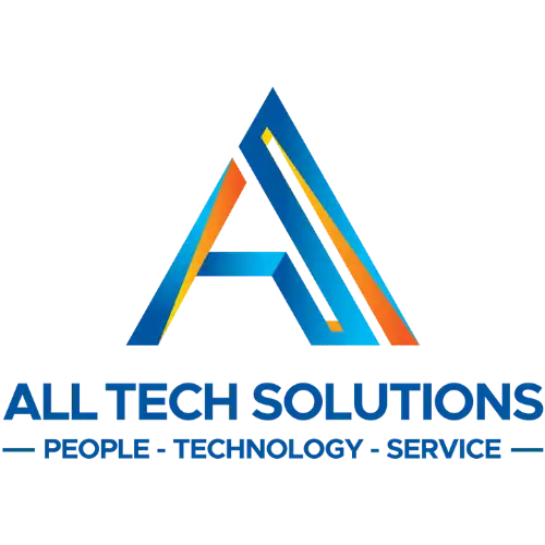 a business logo of our sister company - all tech solutions in chicago